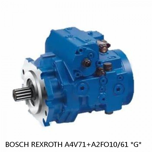 A4V71+A2FO10/61 *G* BOSCH REXROTH A4V Variable Pumps #1 image